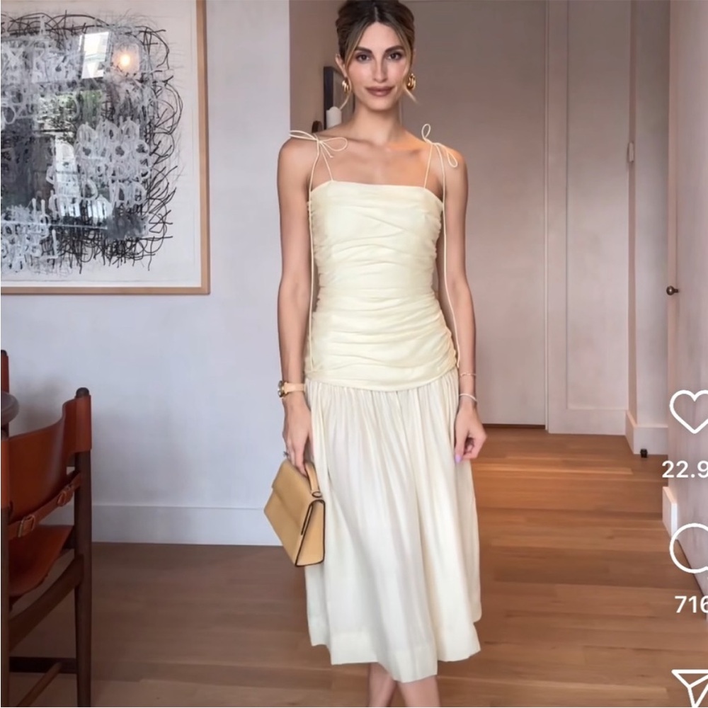 Zara Draped Midi Dress